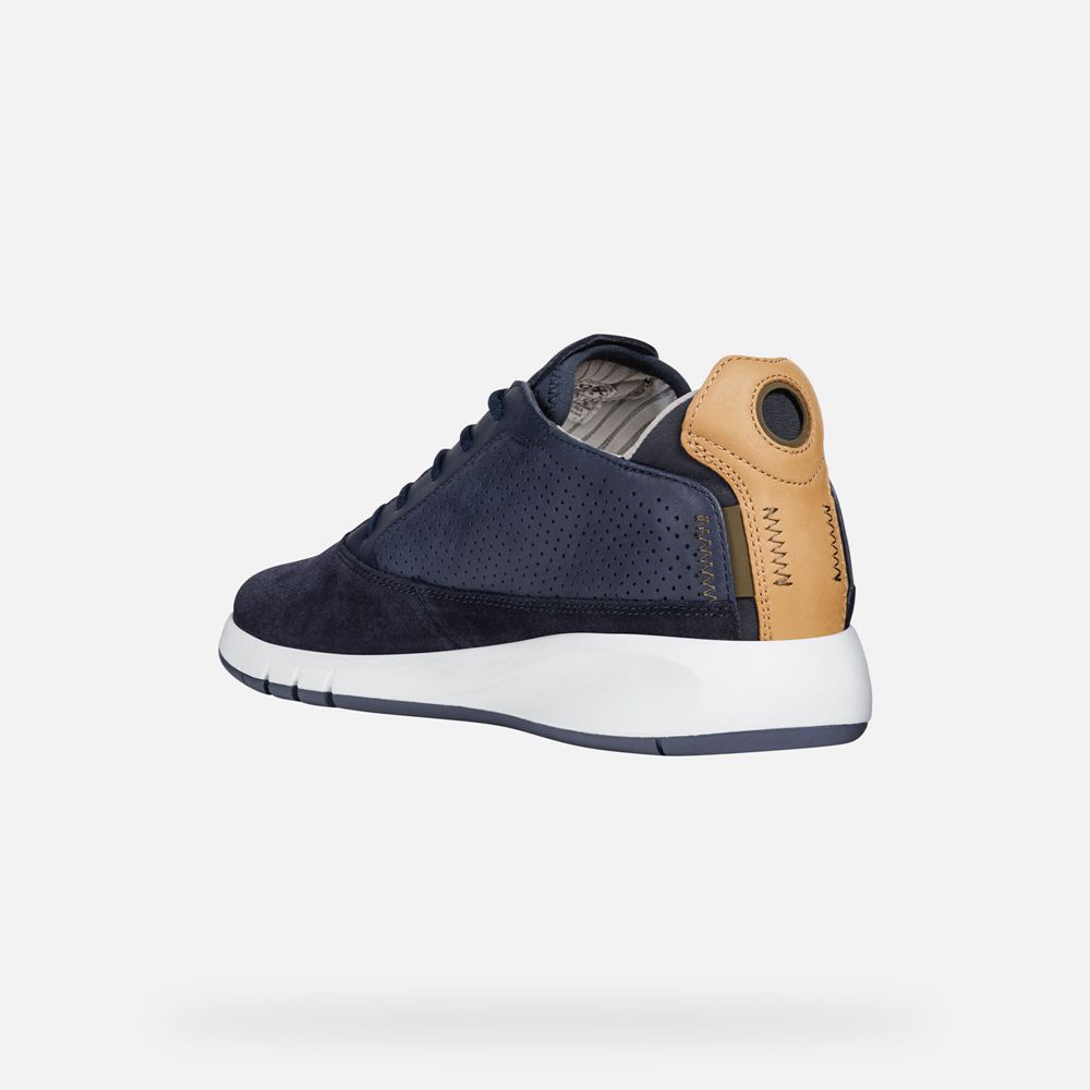 Geox Erkek Spor Ayakkabı Lacivert - Aerantis - PGV-683417